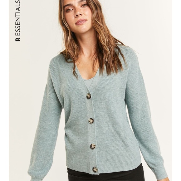 This is a Button Down Drop Shoulder Cardigan, originally bought at Reitmans. - Picture 3 of 3